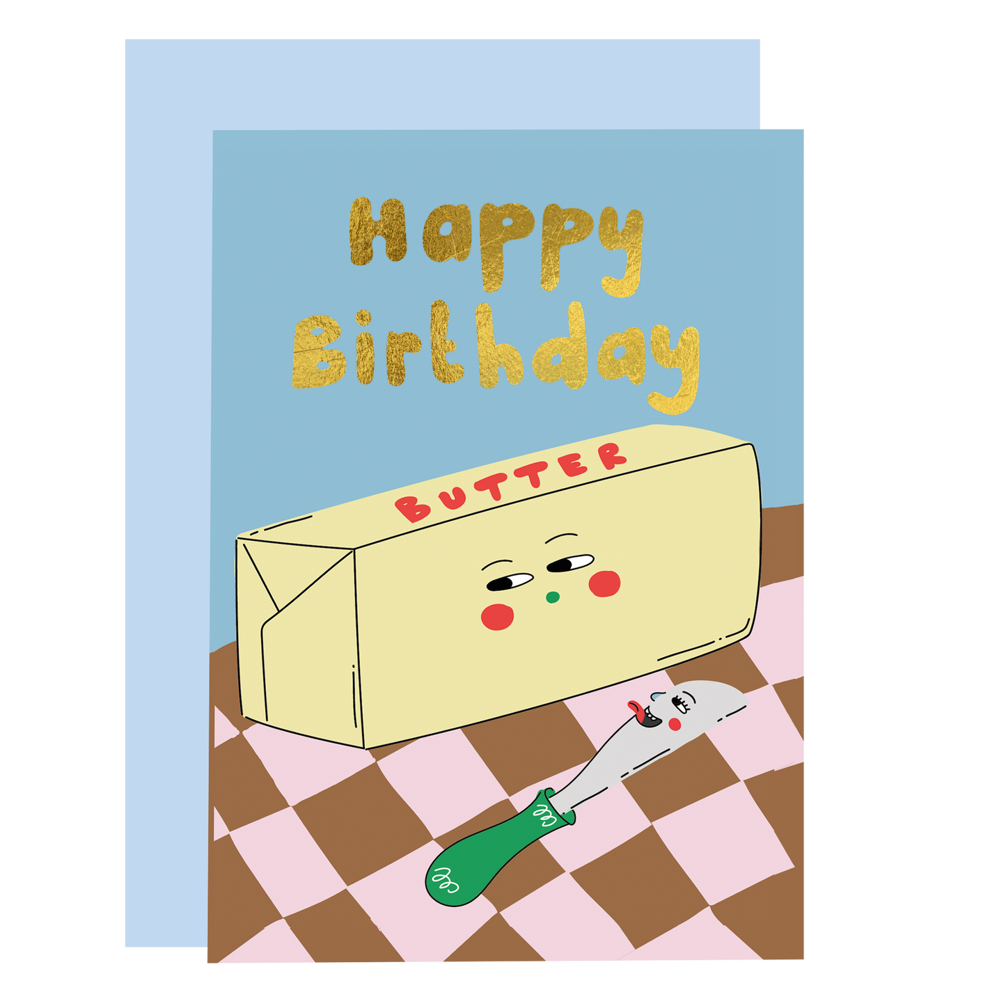 Butter Me Up Birthday Greeting Card