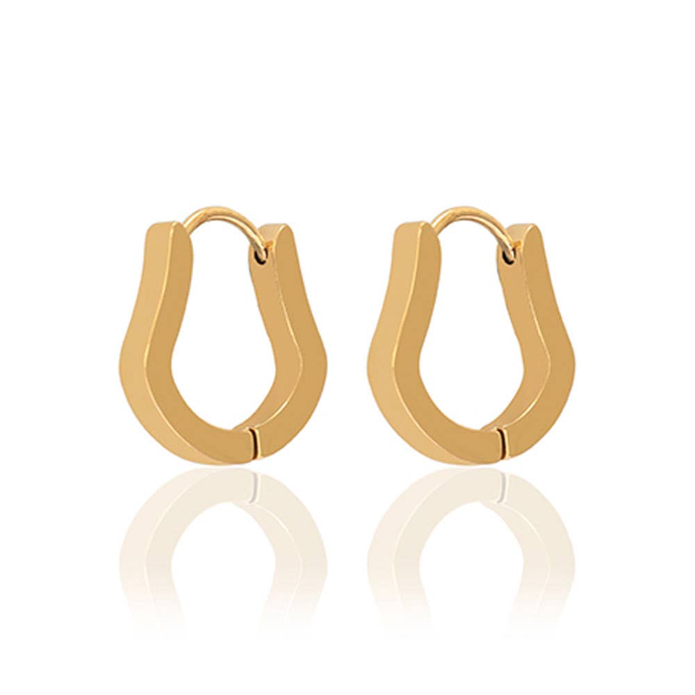 Gold Juno Hoops