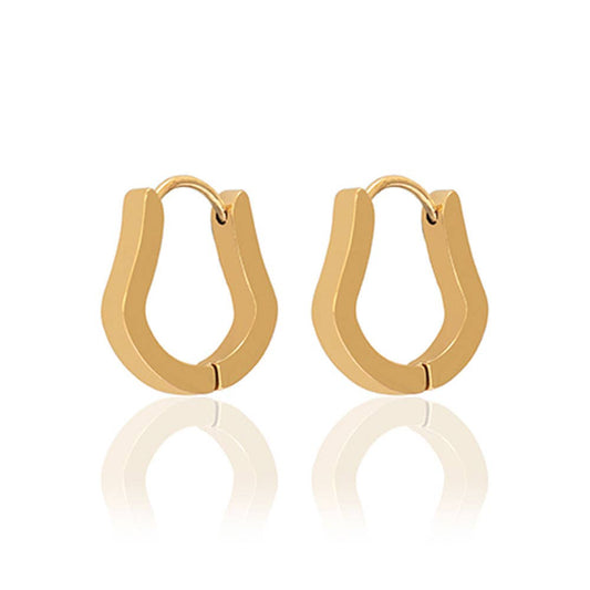 Gold Juno Hoops