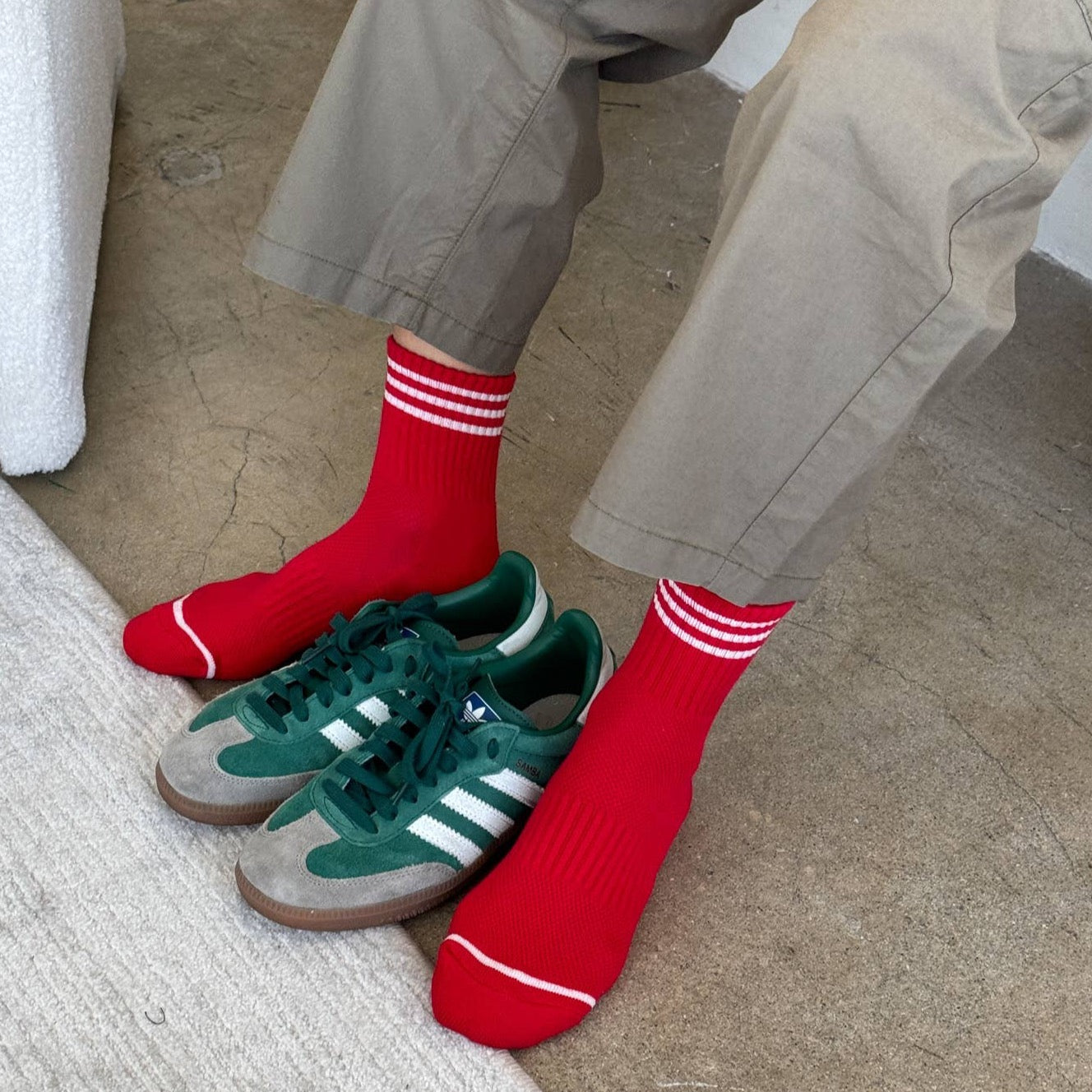 Le Bon Shoppe Scarlet Girlfriend Socks