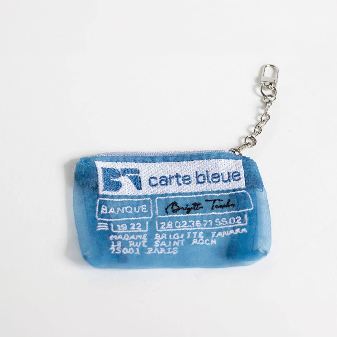 Brigitte Tanaka Blue Card Holder