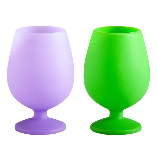 Violette + Vert Stemm Slicone Unbreakable Wine Glasses