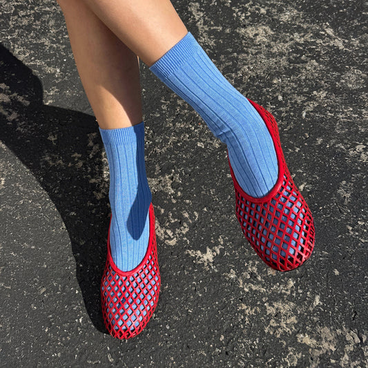 Le Bon Shoppe Periwinkle Her Socks
