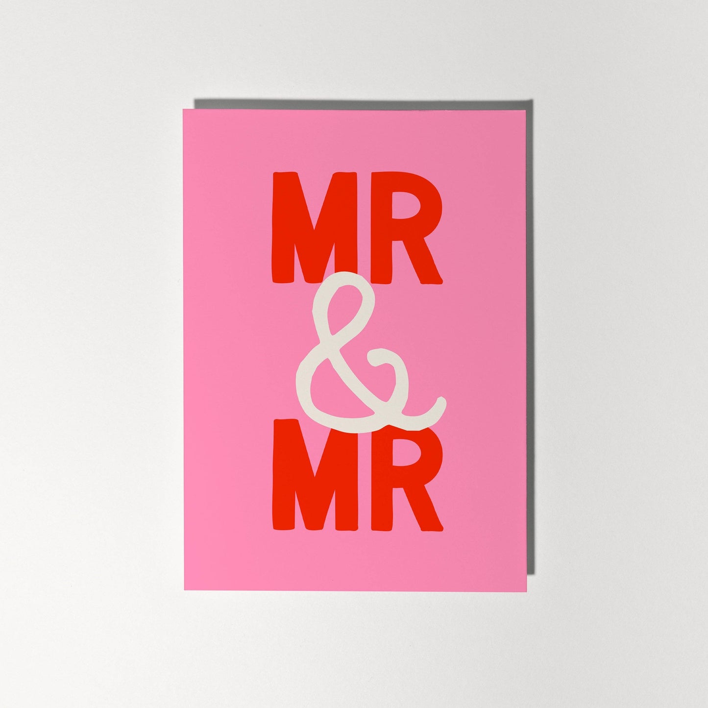 Mr & Mr Greeting Card