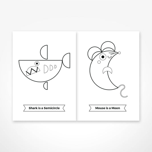 Shapes Colouring Book