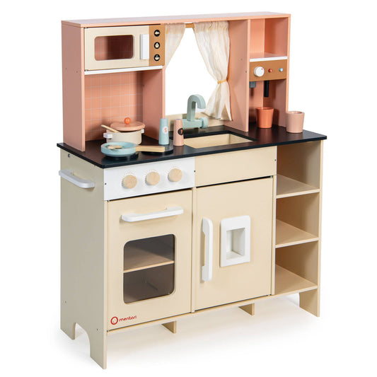 Cream Play Kitchen