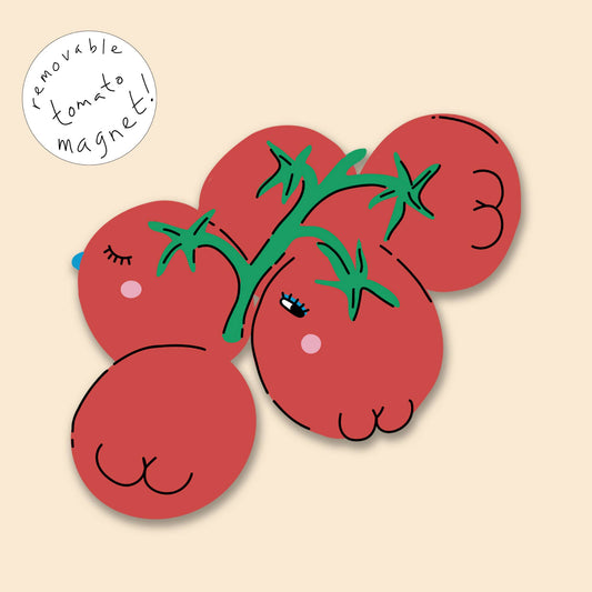 Tomato Magnet Greeting Card
