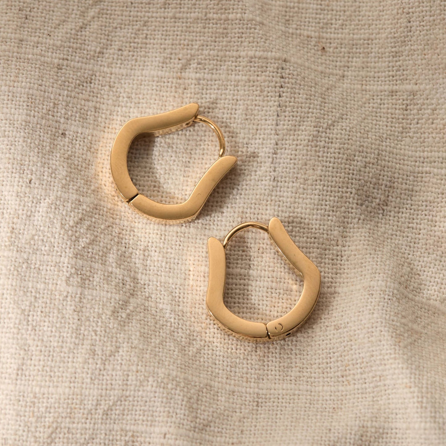 Gold Juno Hoops