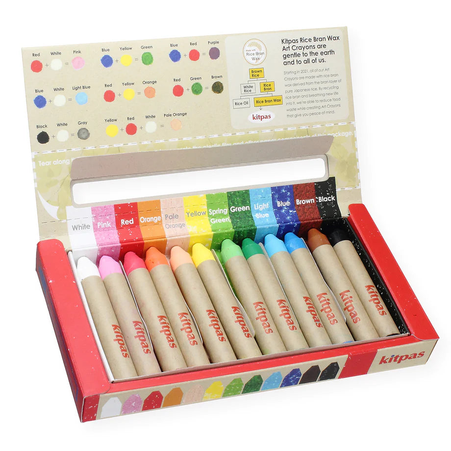 Kitpas Crayons Medium 12 Colours