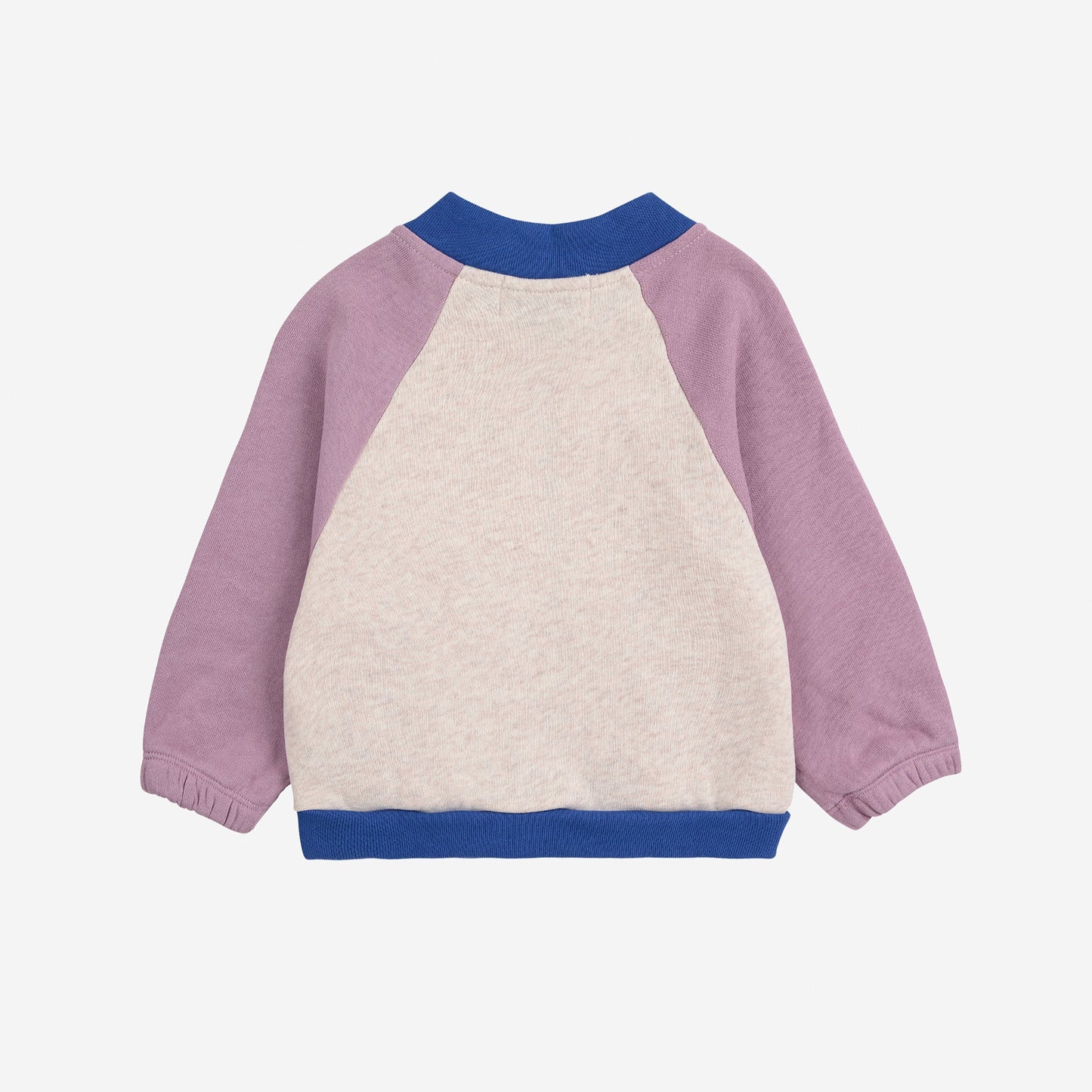 Children's sweater with a two-tone design on a white background