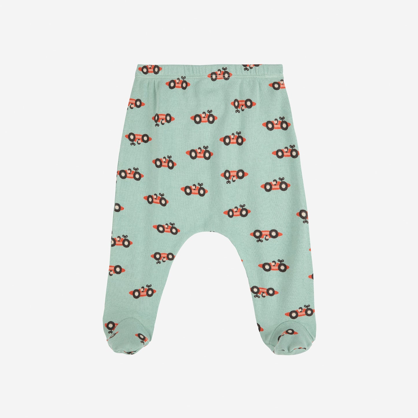 Bobo Choses Baby Race Car Footed Leggings