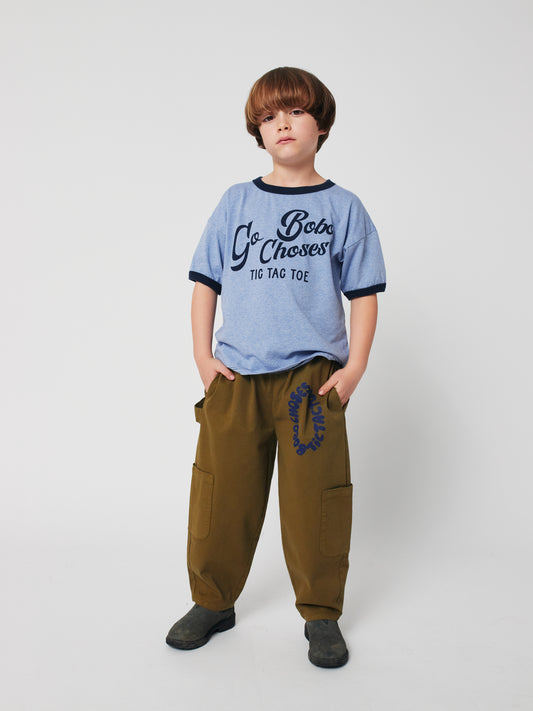 Bobo Choses Tic Tac Toe Woven Cargo Pants