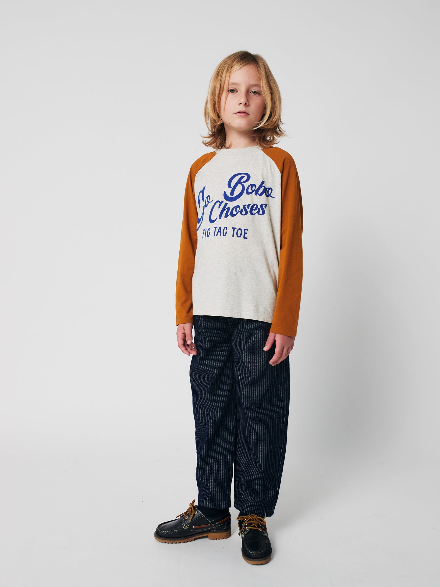 Bobo Choses Tic Tac Toe Denim Pants