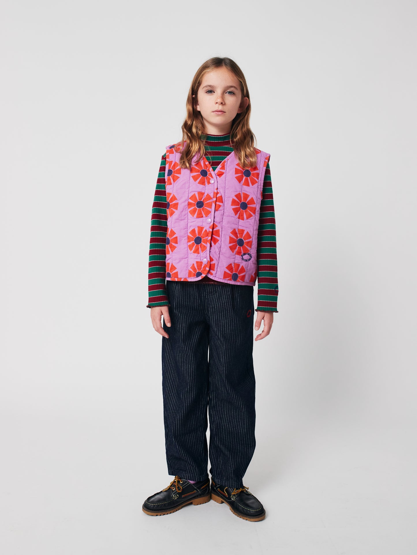 Bobo Choses Tic Tac Toe Denim Pants