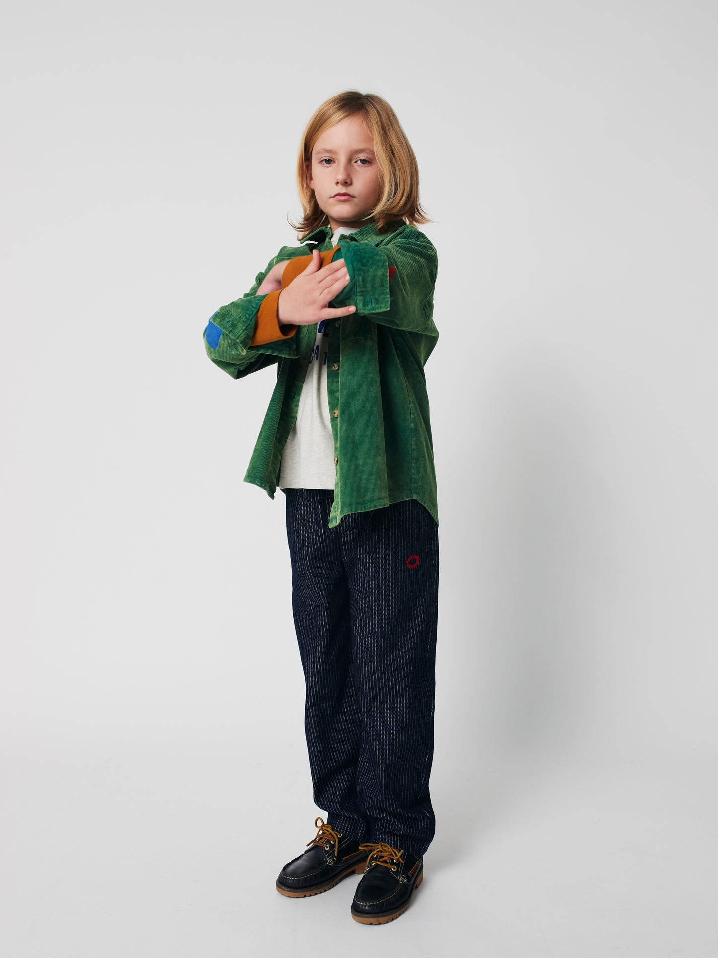Bobo Choses Tic Tac Toe Denim Pants