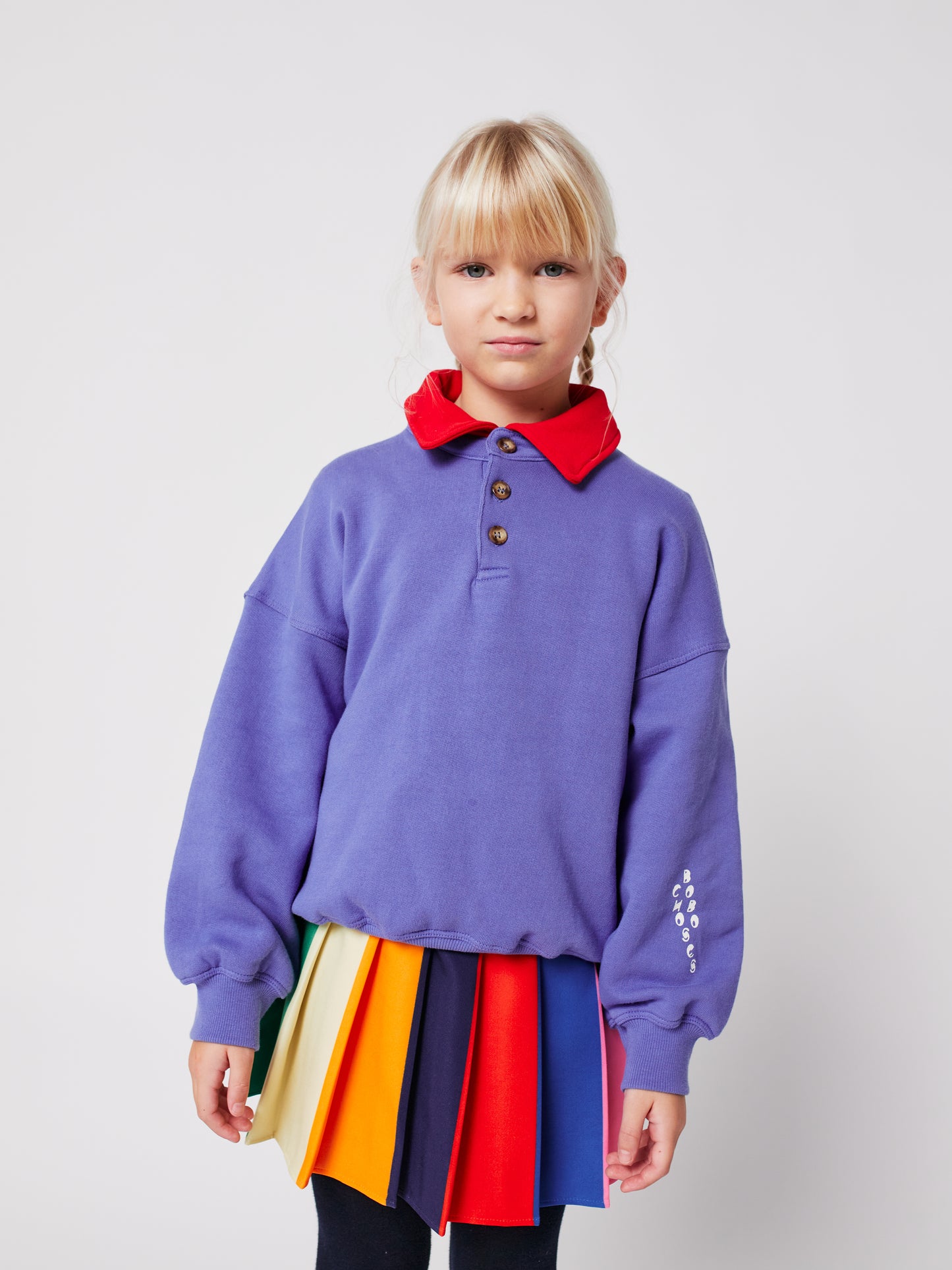 Bobo Choses Colour Block Pleated Skirt