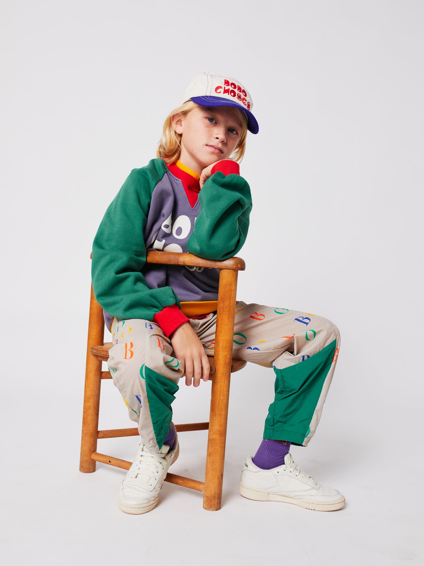 Bobo Choses Colour Block Ranglan Sweatshirt