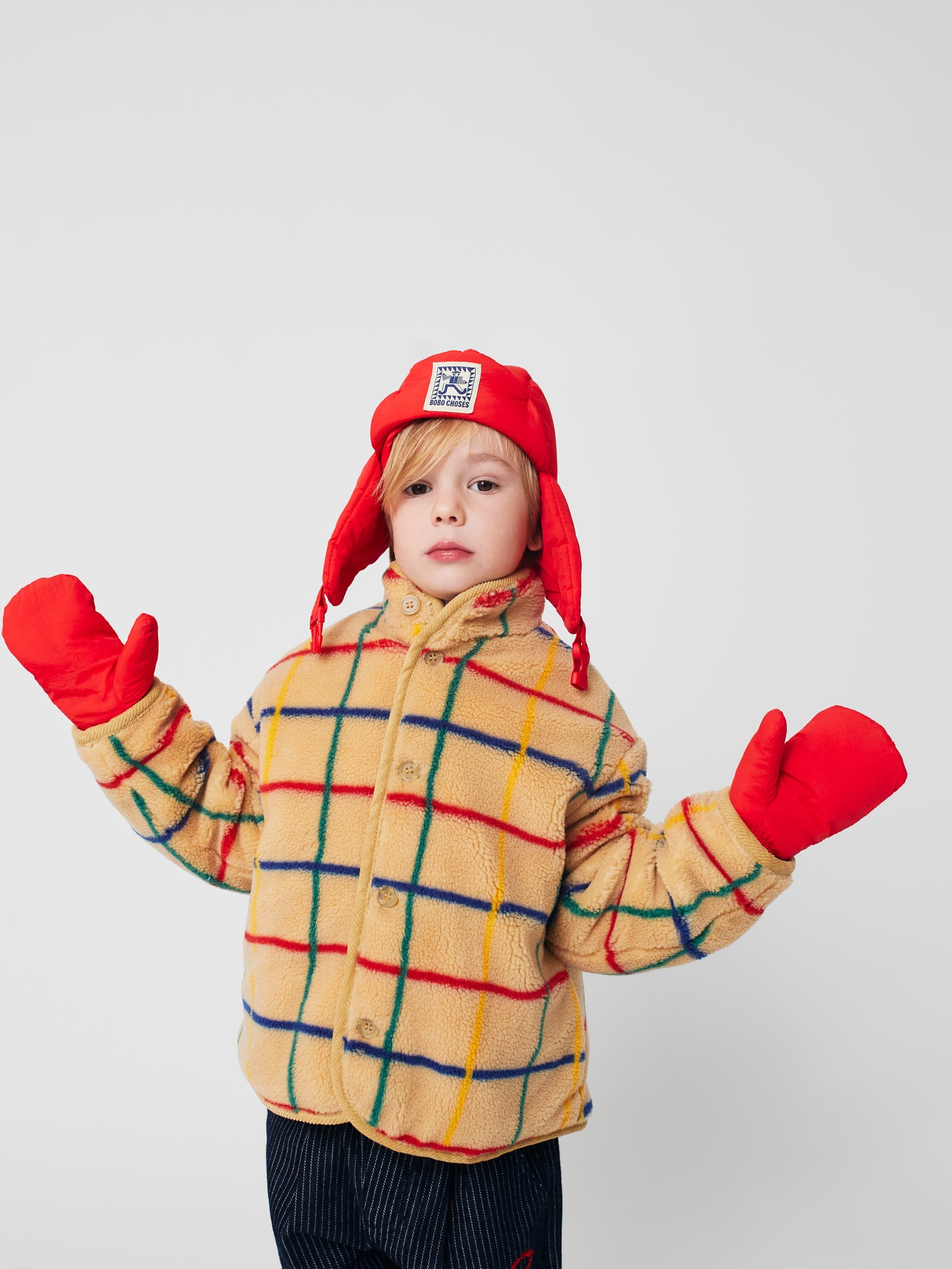 Bobo Choses Red Mittens