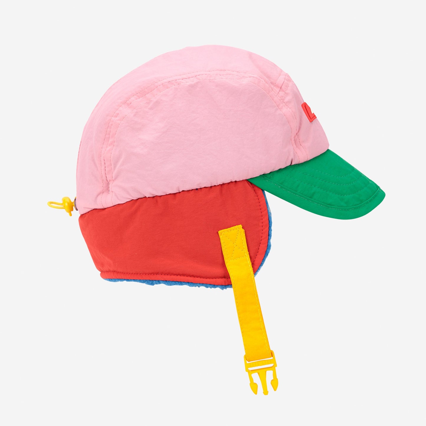 Bobo Choses Pink Colour Block Winter Cap
