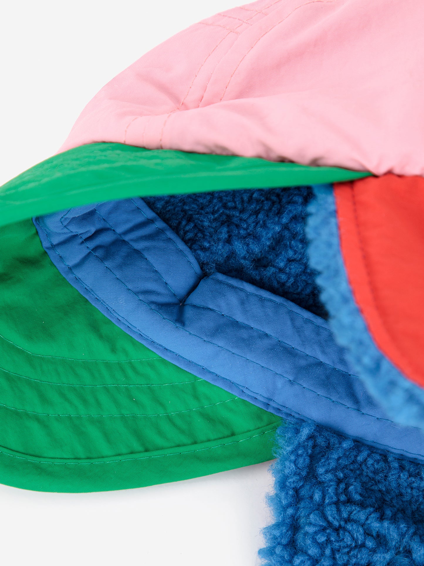 Bobo Choses Pink Colour Block Winter Cap