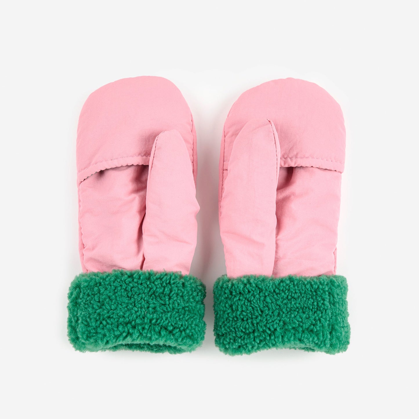 Bobo Choses Pink Bicolour Mittens