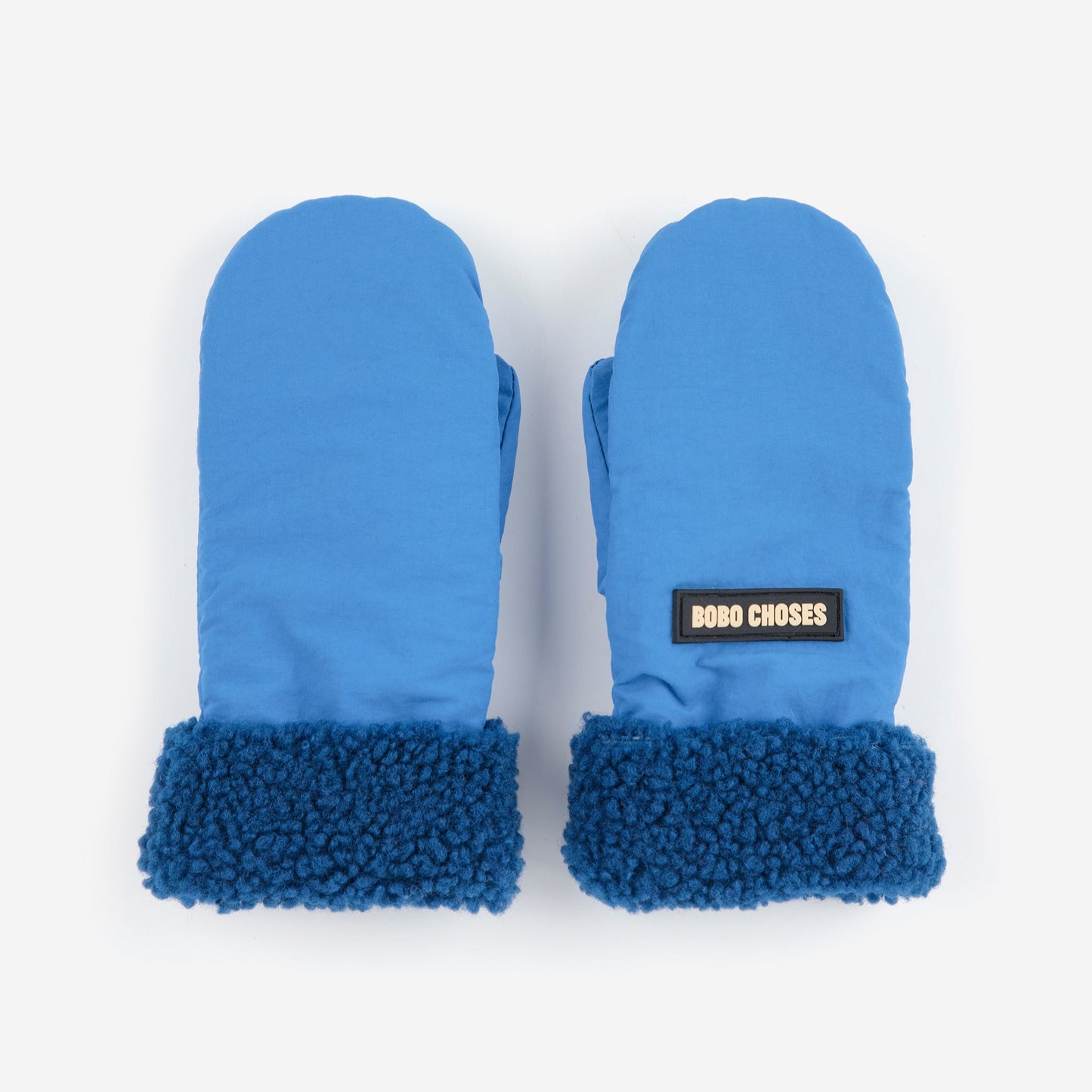 Bobo Choses Blue Bicolour Mittens