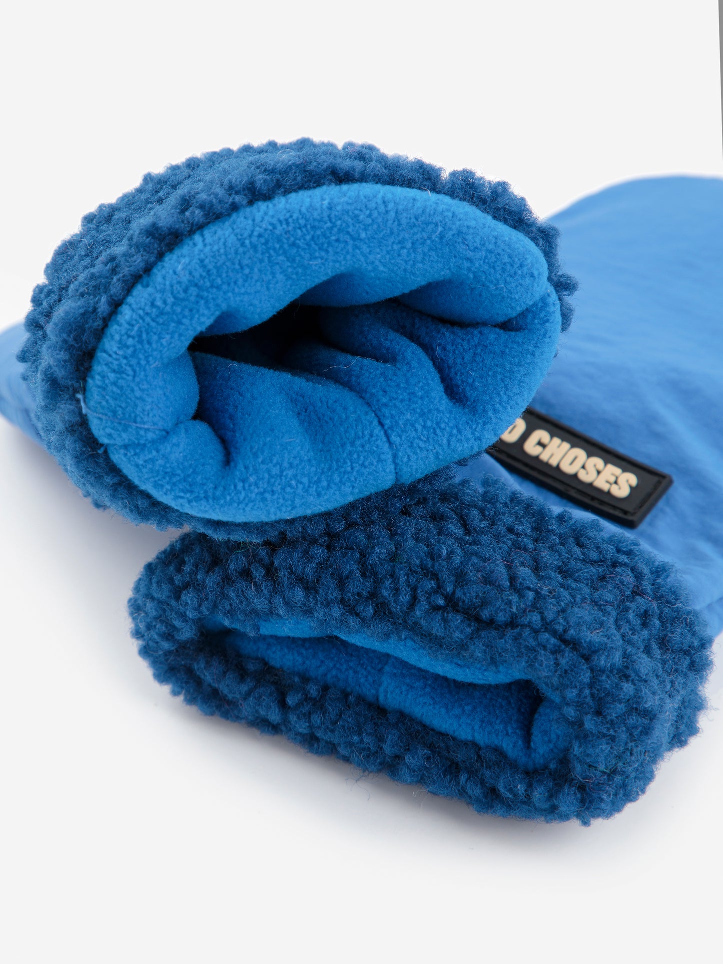 Bobo Choses Blue Bicolour Mittens