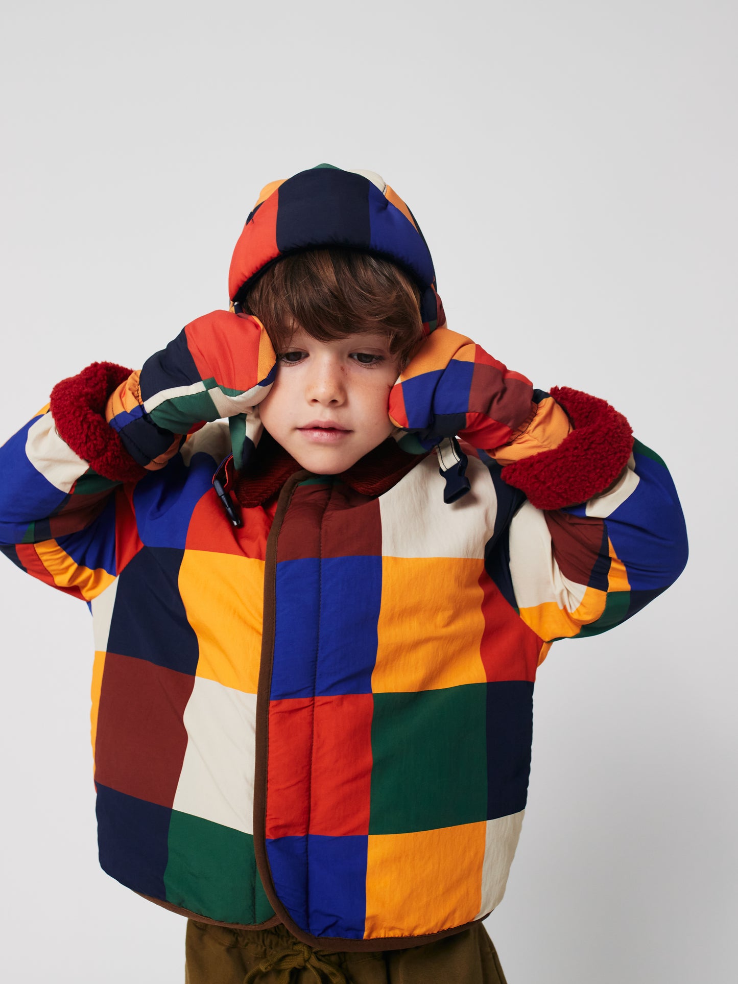 Bobo Choses Multicolour Tiles Mittens
