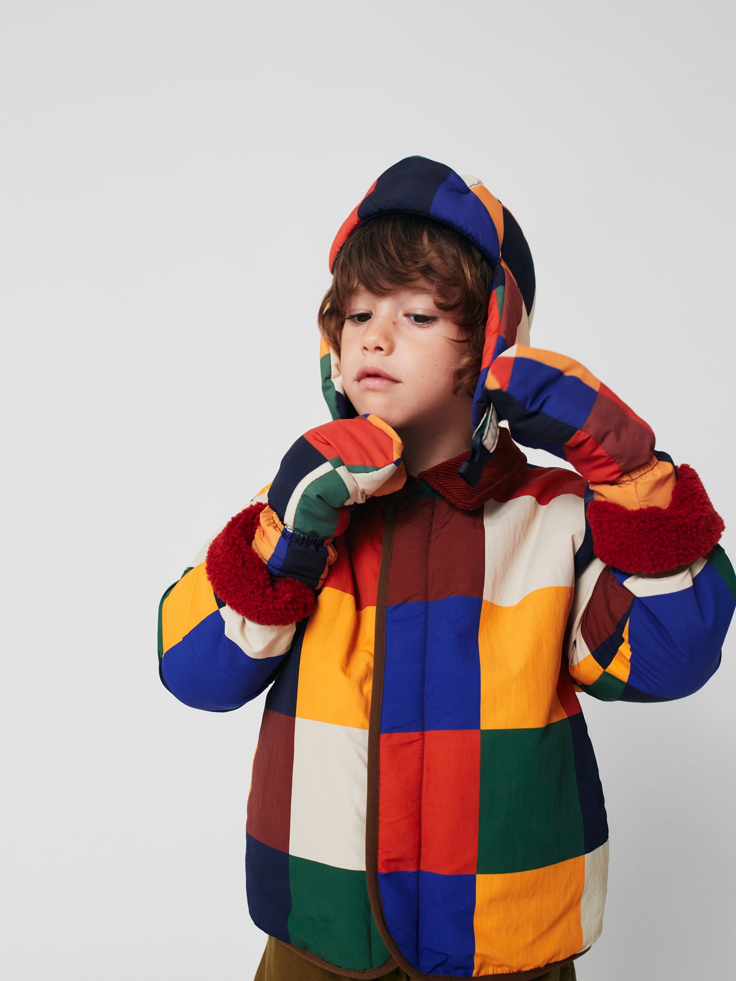 Bobo Choses Multicolour Tiles Mittens