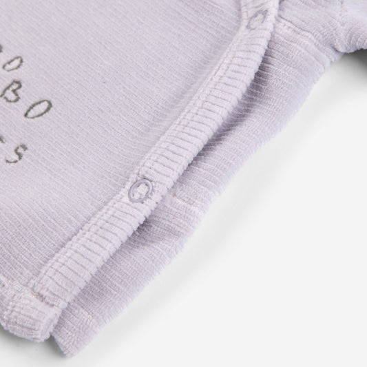 Bobo Choses Baby Lilac Crossed Velvet T-Shirt