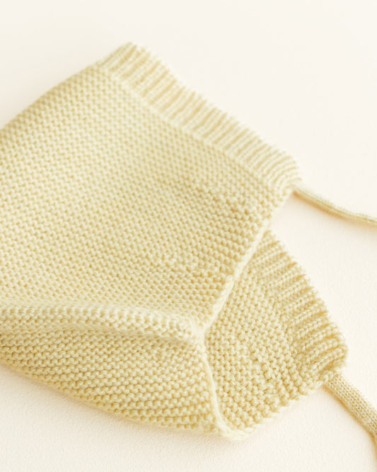 Light Yellow Dolly Bonnet 1-3m