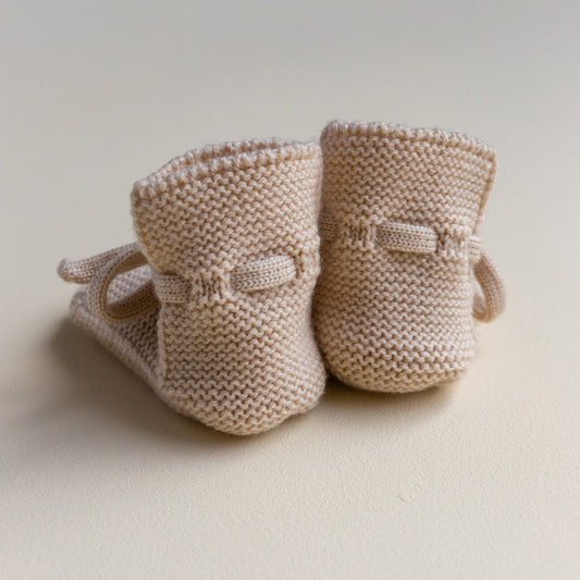 Oat Merino Wool Booties