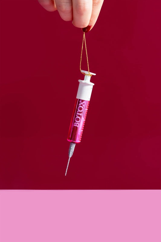 Botox Christmas Ornament