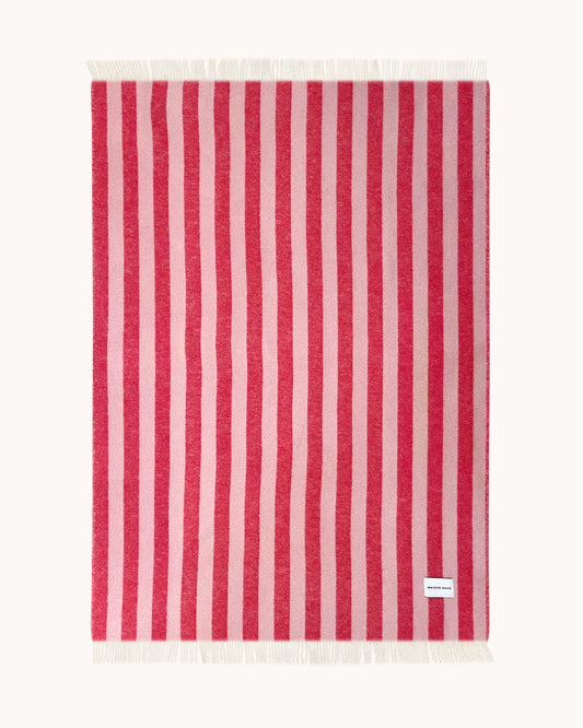 Maison Deux - Pink Cherry Candy Wrap Blanket