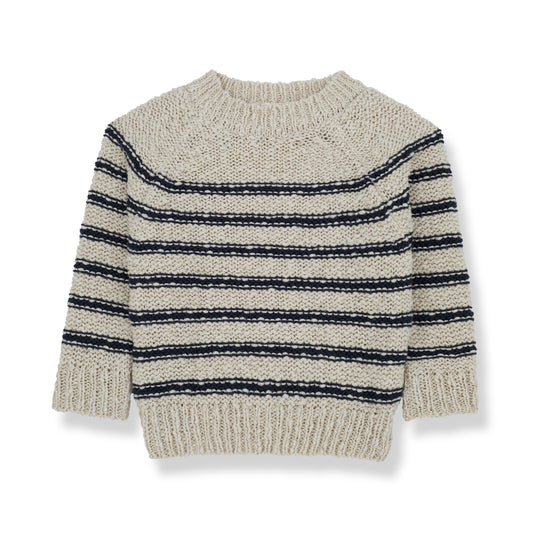 1+ In The Family Dante Linen Mix Sweater