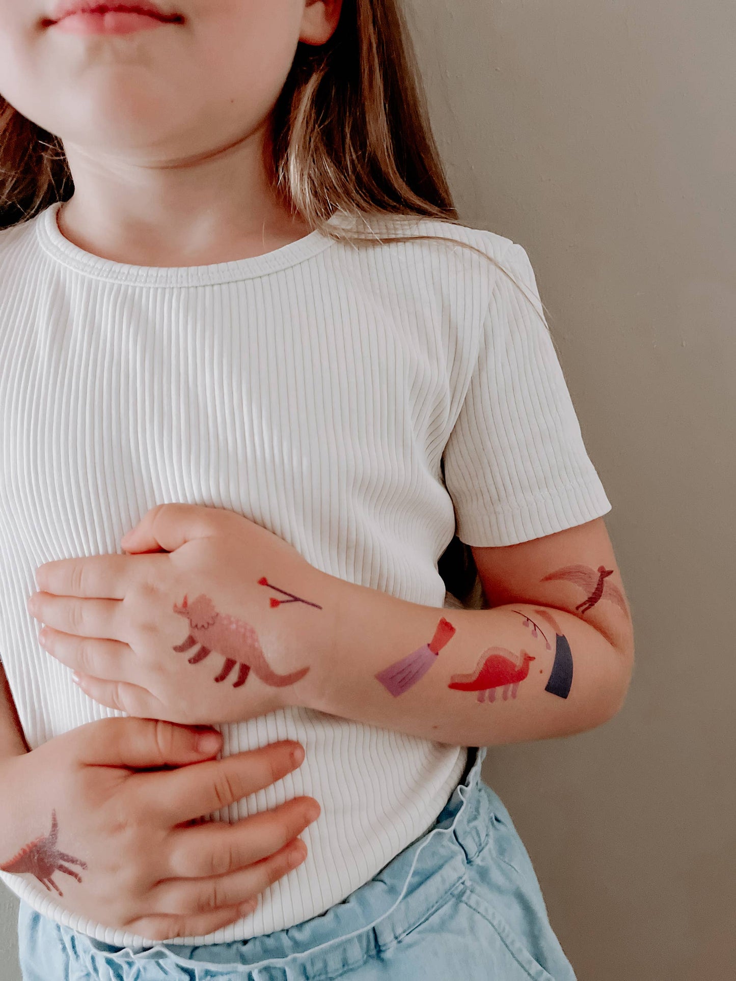 Dino Crew Organic Temporary Tattoos