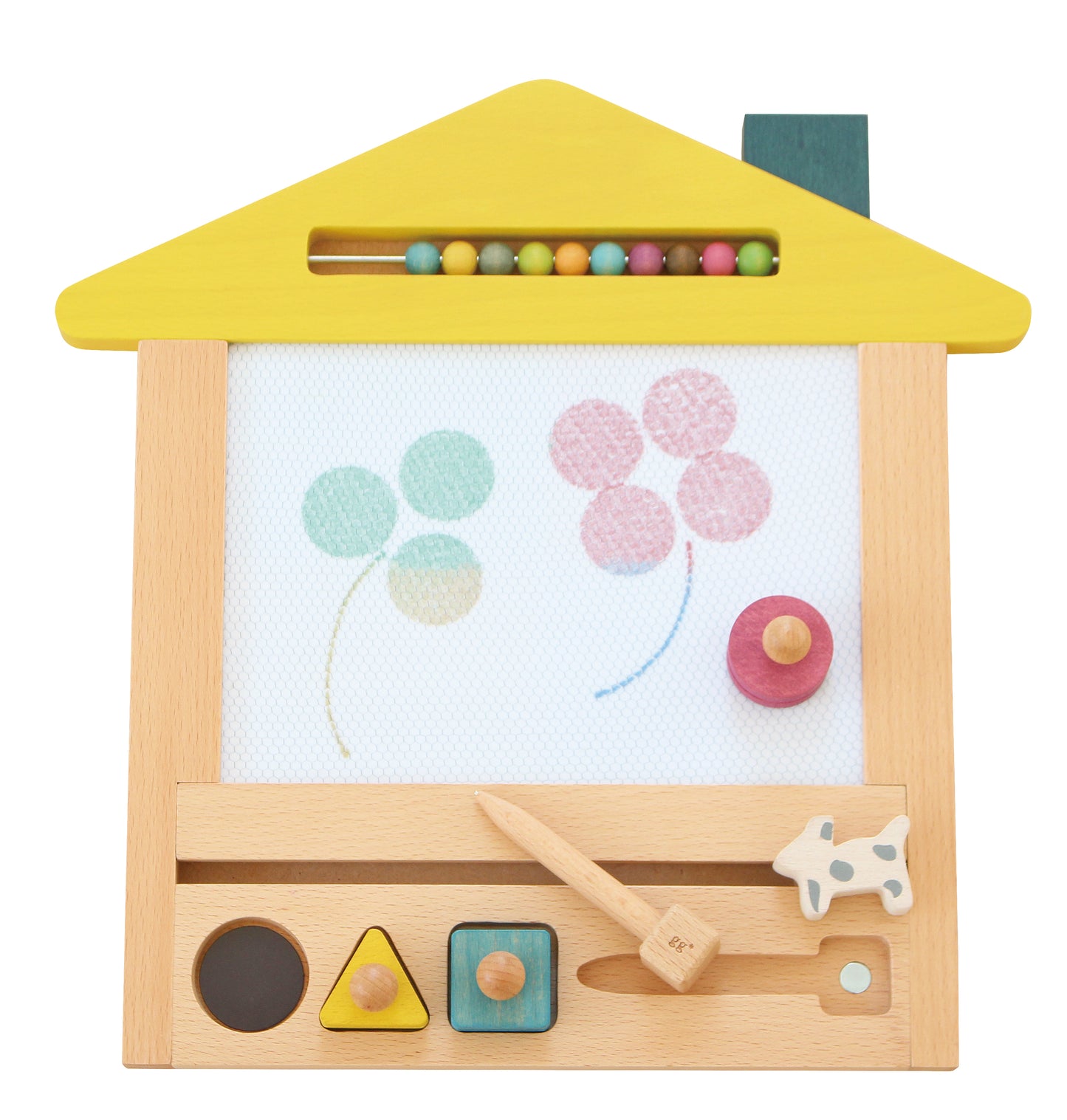 kiko+ & gg Oekaki House Magnetic Drawing Board Dog