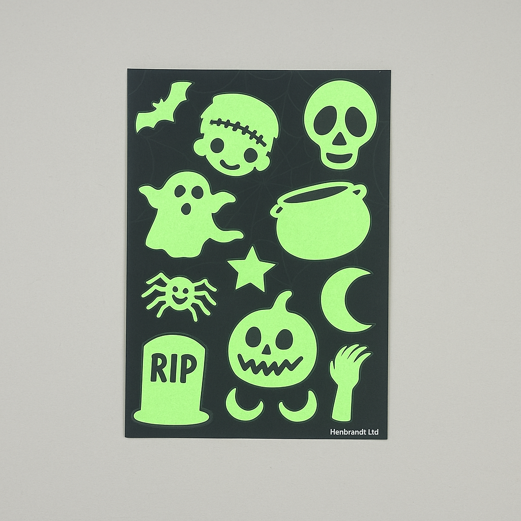 Glow In The Dark Halloween Stickers