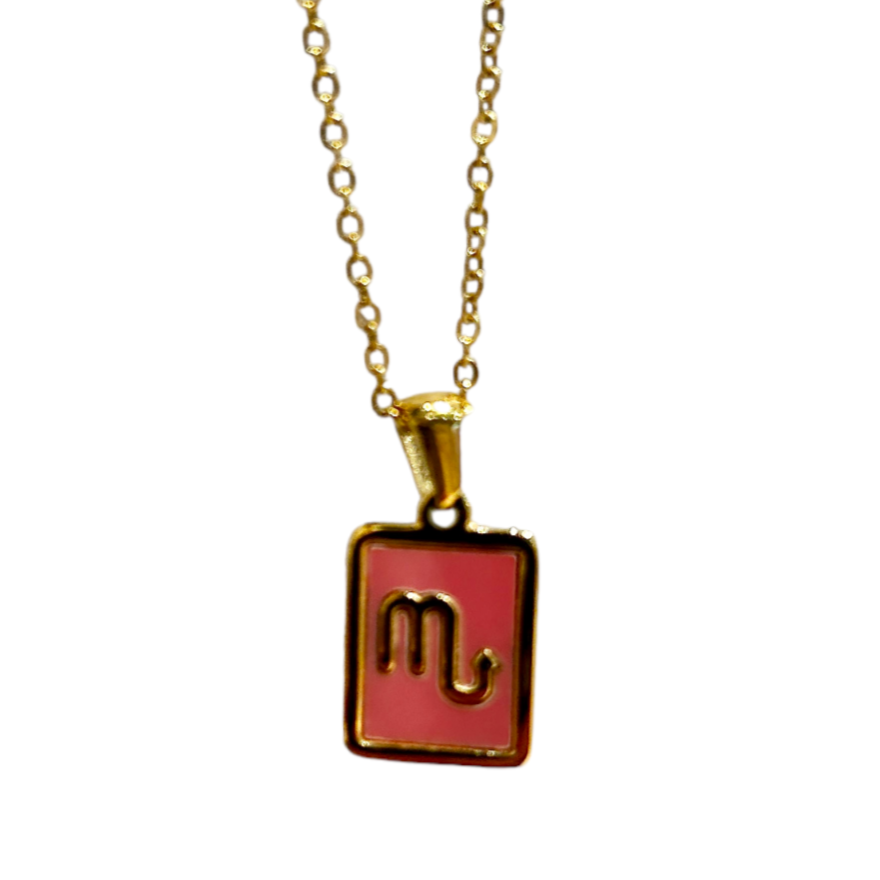 Scorpio Zodiac Necklace