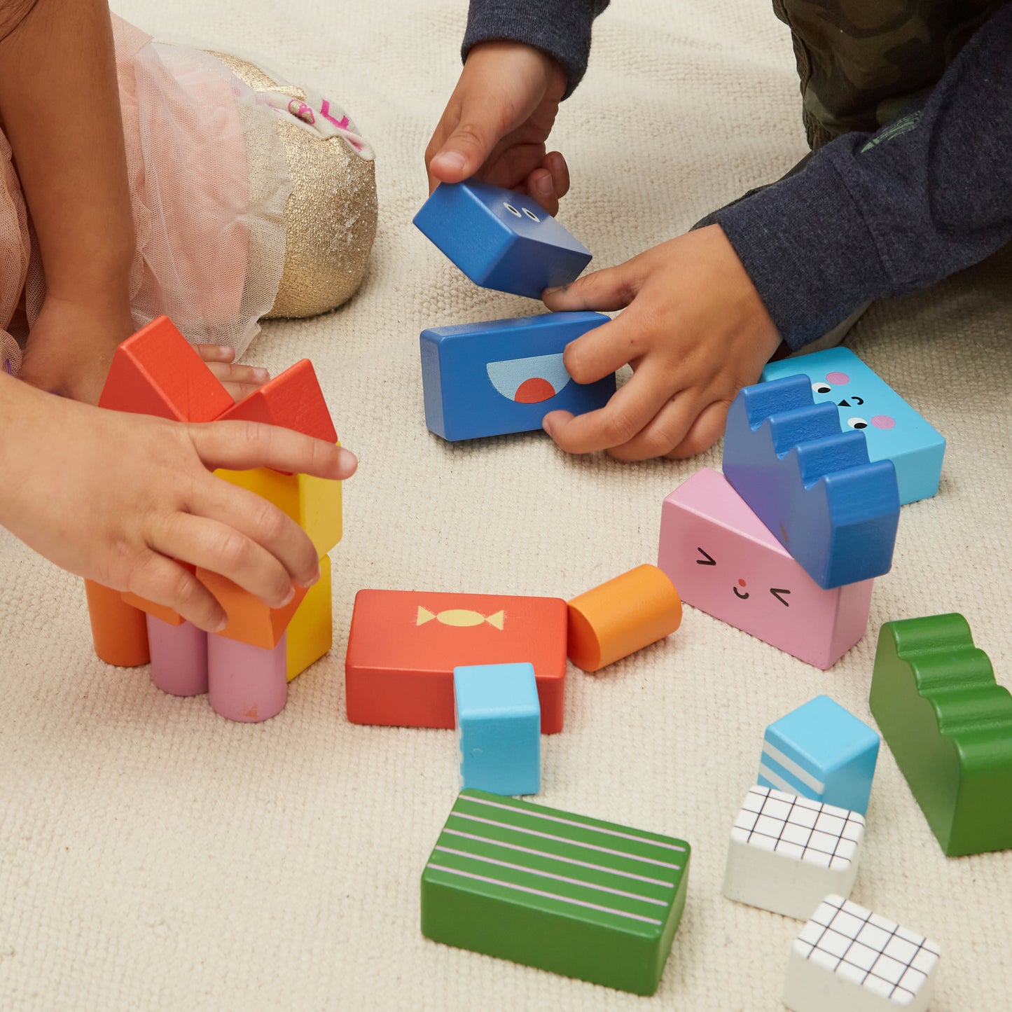 Stack & Mix Wooden Building Blocks