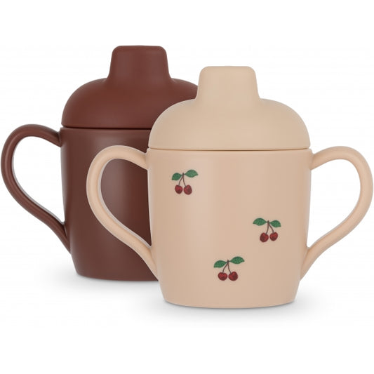 Konges Sløjd 2 Pack Sippy Cup Cherry