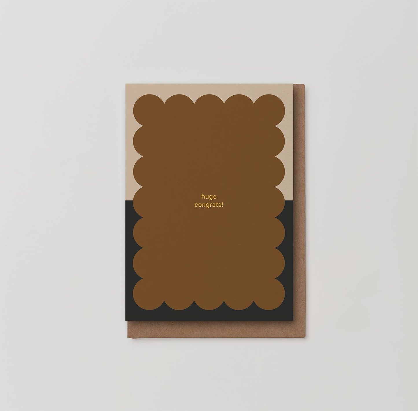 Kinshipped - Huge Congrats Foiled Congratulations Greeting Card