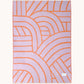 Maison Deux - Lilac Orange Lines Blanket