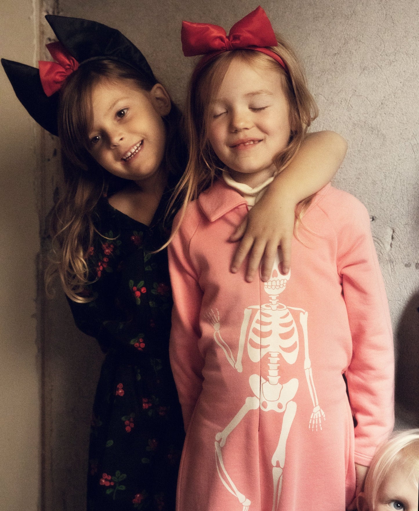 Mini Rodini Pink Skeleton Tee