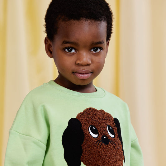 Mini Rodini Doggie Chenille Sweatshirt