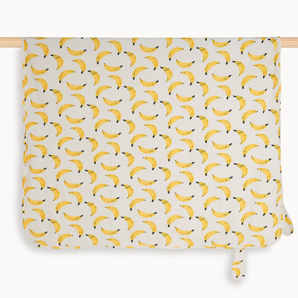 Banana Baby Blanket with Hood
