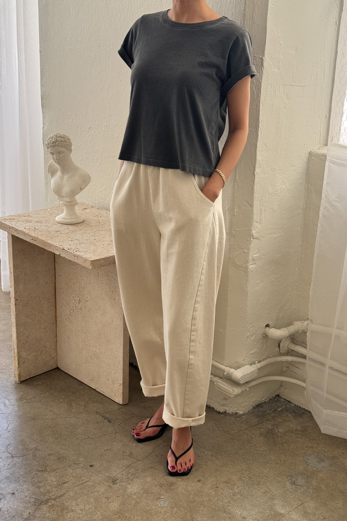 Le Bon Shoppe Naturel Arc Pants