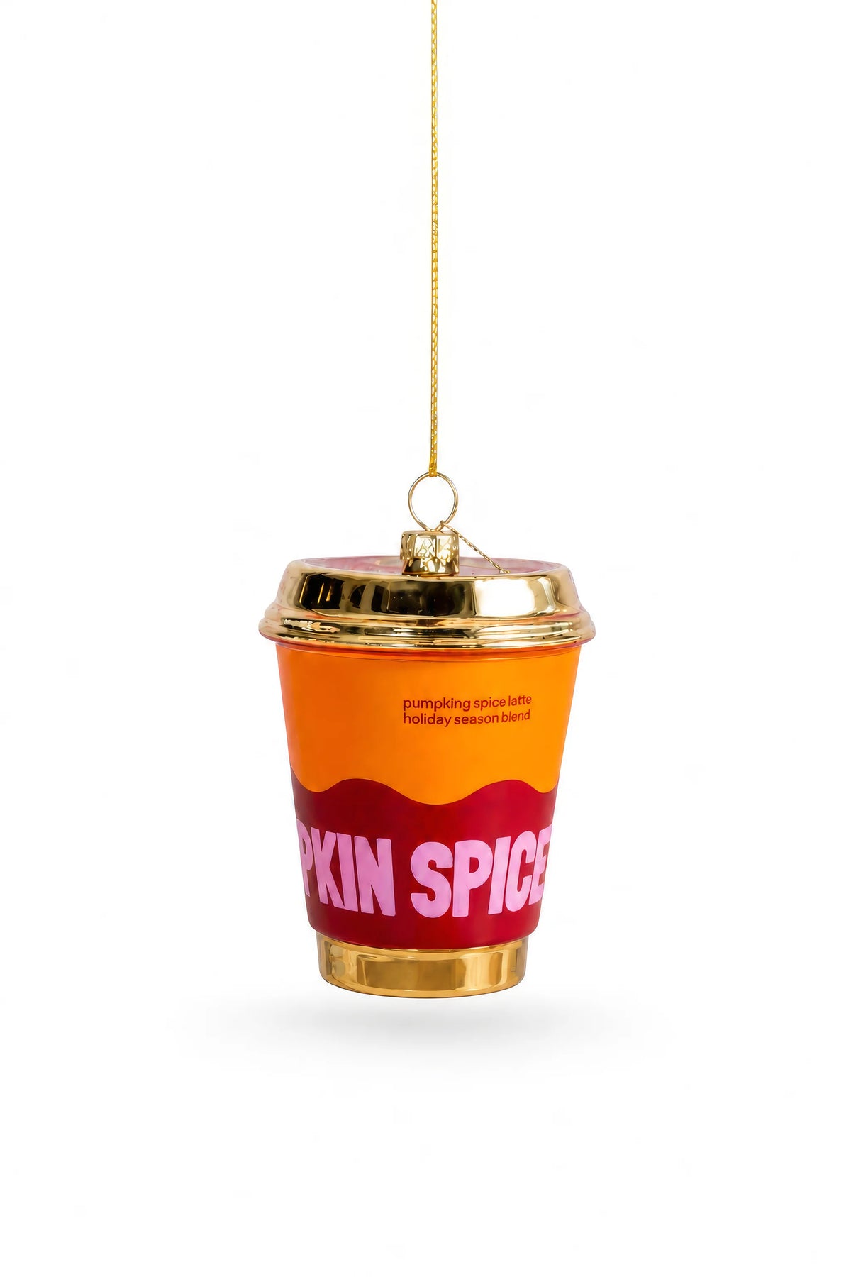 Pumpkin Spice Latte Christmas Ornament