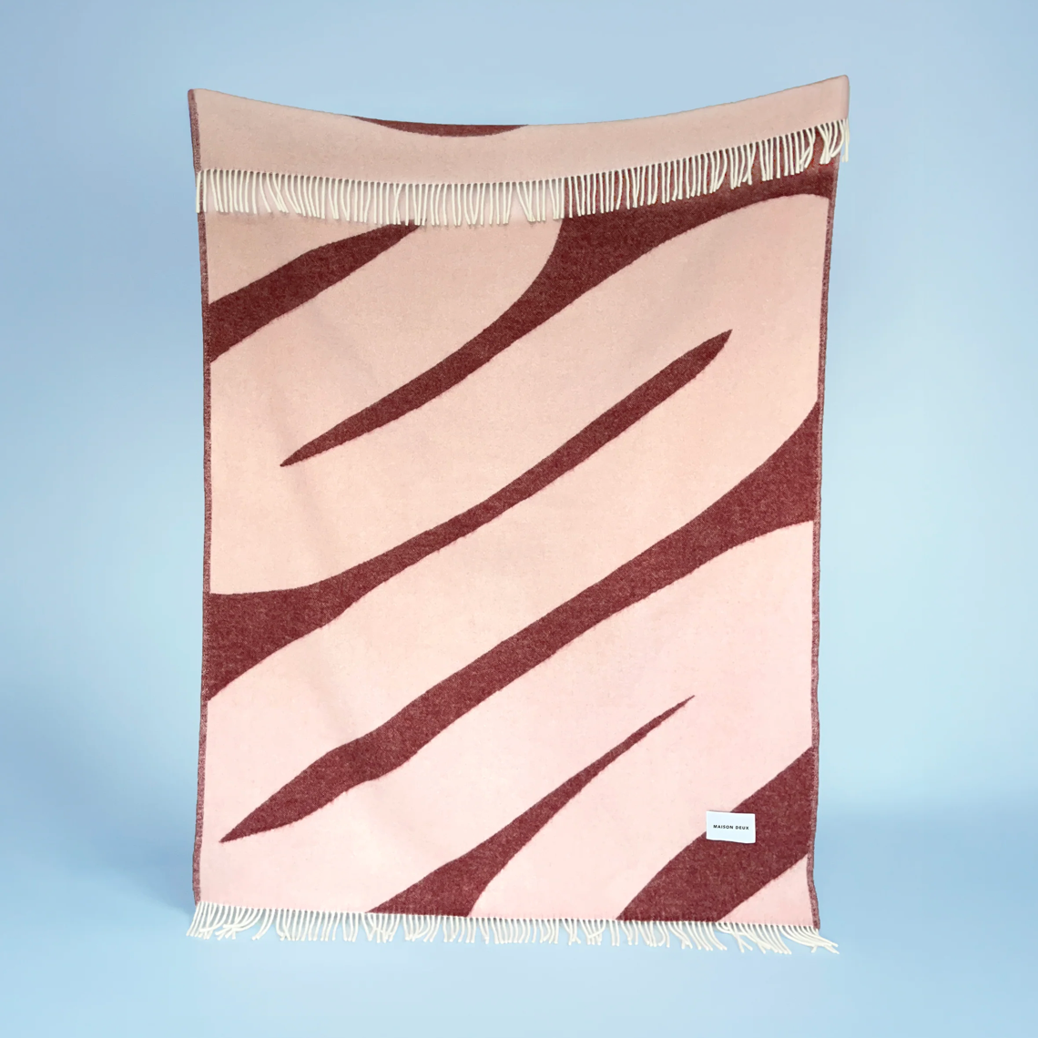 Pink Bordo Swirl Blanket
