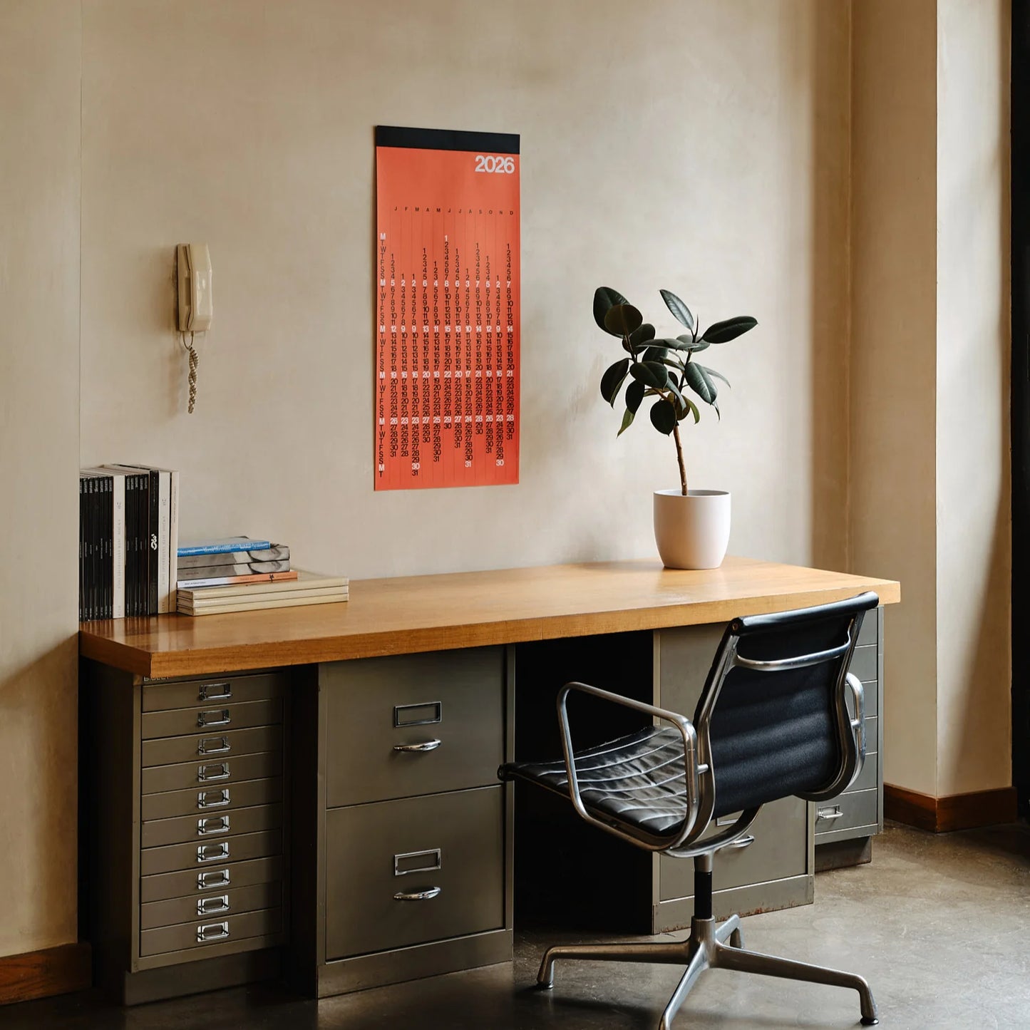 Stendig Red V Calendar 2026